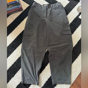 Grey Lululemon oversized barrel leg pants size 32